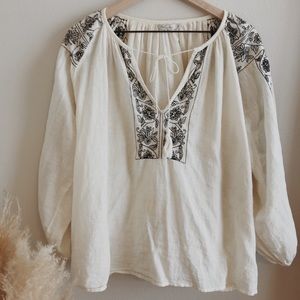 Mes Demoiselle Cream Tunic